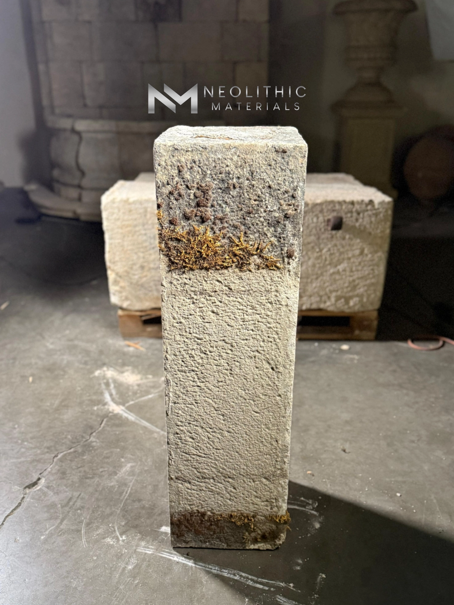 French Antique Limestone Block - Image 3